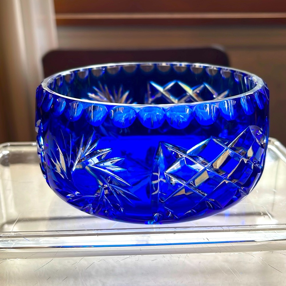 Bohemian Crystal Bowl#